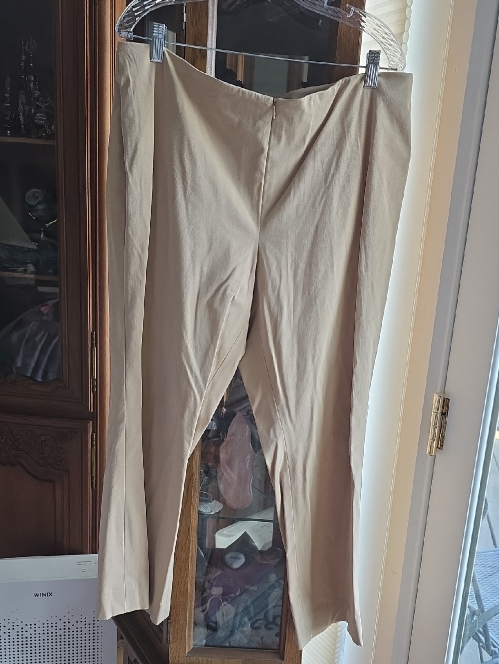 Doncaster Collection Khaki Straight-Leg Chinos